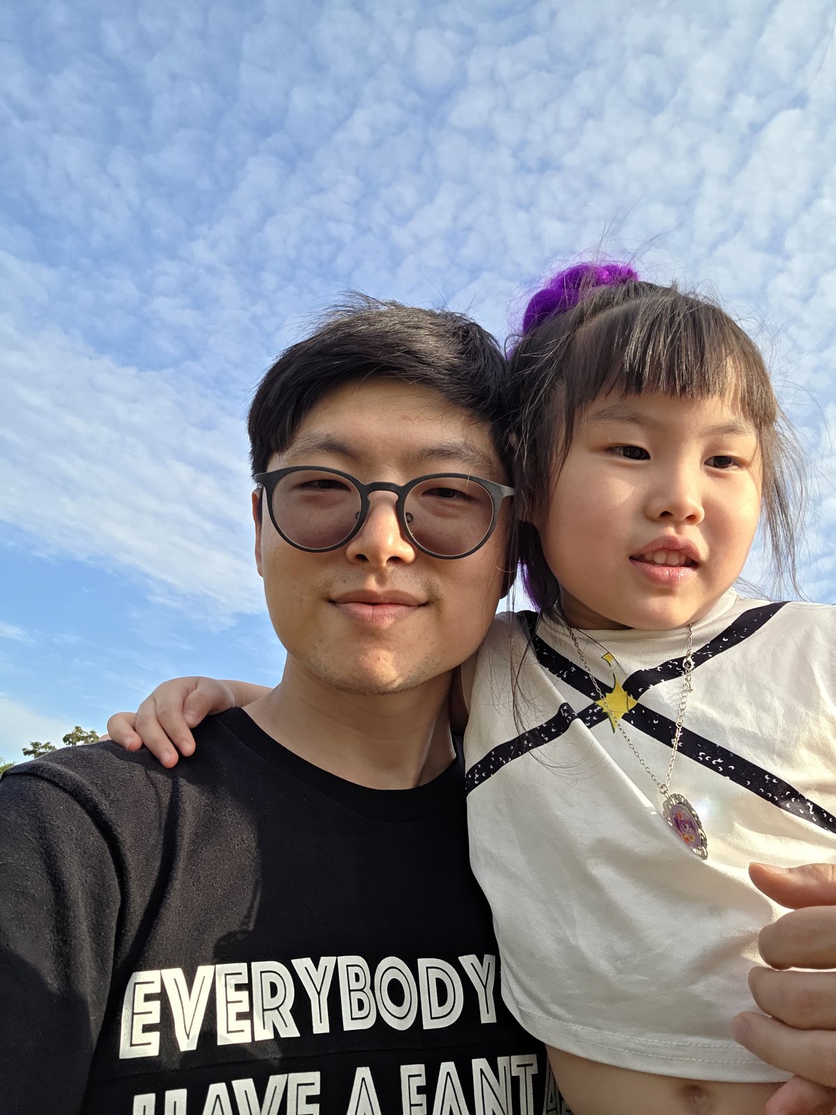 딸과 함께한 김영훈 후보